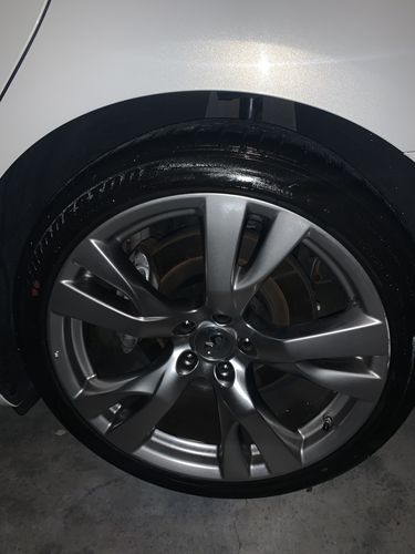 Customer photo review of blue shine™ | premium tire shine
