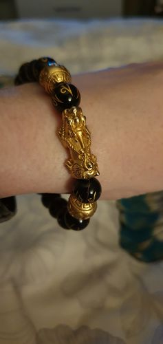 Customer photo review of Feng Shui Black Obsidian Wealth Bracelet