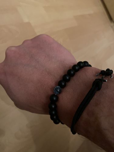 Customer photo review of Naturstein Pärchen-Armbänder