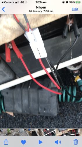 Customer photo review of Solar Extension Cable Anderson to Anderson Connector 10m Kit Solar Panel