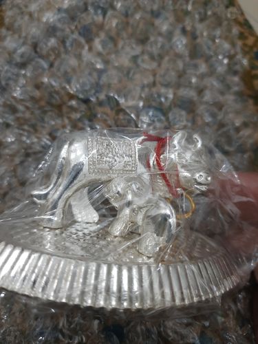 Customer photo review of Mini Cow & Calf Silver