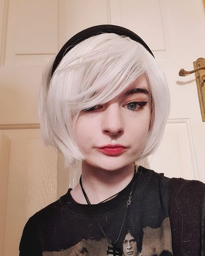 Customer photo review of Tokyo Ghoul cosplay wig yc22181