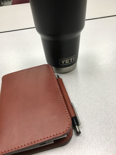 Customer photo review of No.77 | 'Chestnut' Notebook Passport Wallet