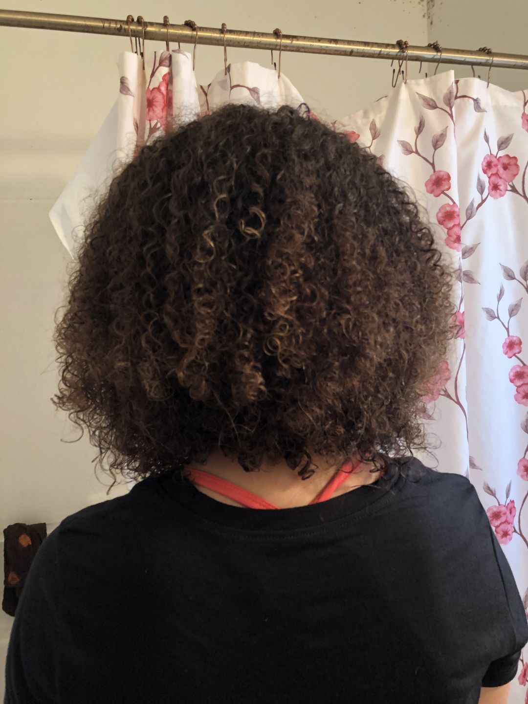 Customer photo review of Defining Flaxseed Gel for Curly Hair with Organic Jojoba Oil for Moisture and Lavender Fragrance