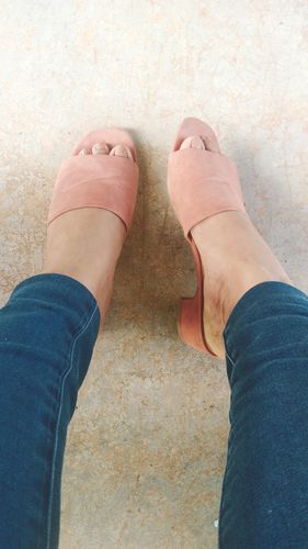 Customer photo review of Lena Comfort Slides