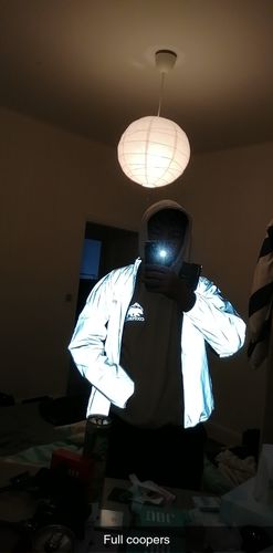 Customer photo review of Hoodie Coopersco création n°4 3M™ réflective