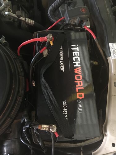 Customer photo review of iTECH120 12v Lithium Ion Battery - LiFePO4 Deep Cycle Camping RV Solar