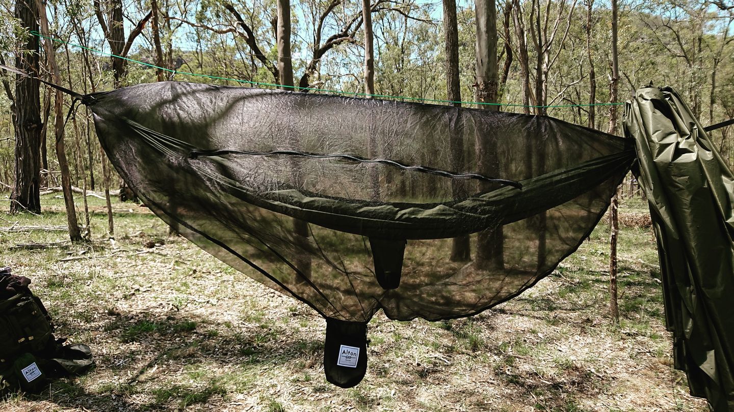 Customer photo review of Ultralight Hammock Bug Net