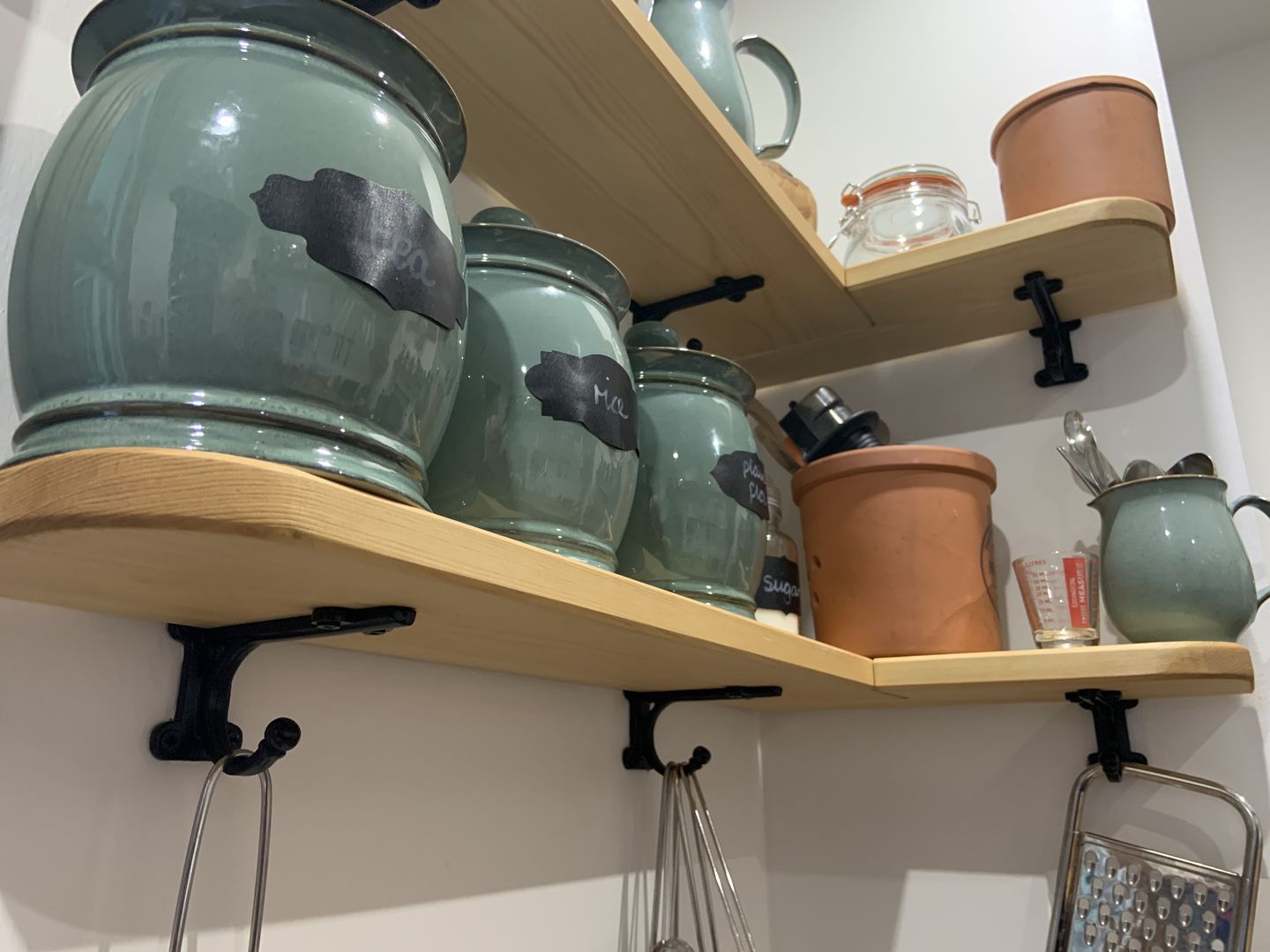 Customer photo review of 4 Inch Chiltern Cast Iron Shelf Bracket