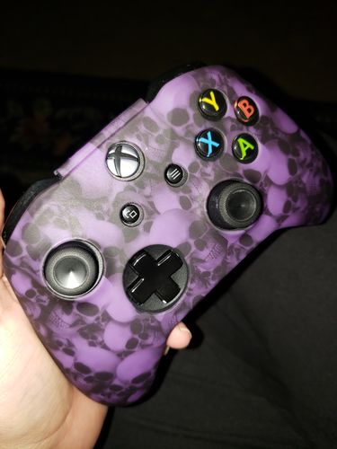 Customer photo review of Purple Skulls