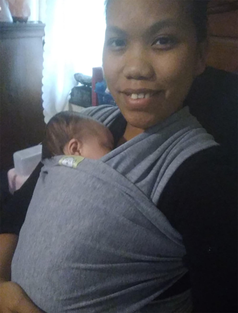 Customer photo review of Baby Wrap Carrier (40% OFF NOW!)