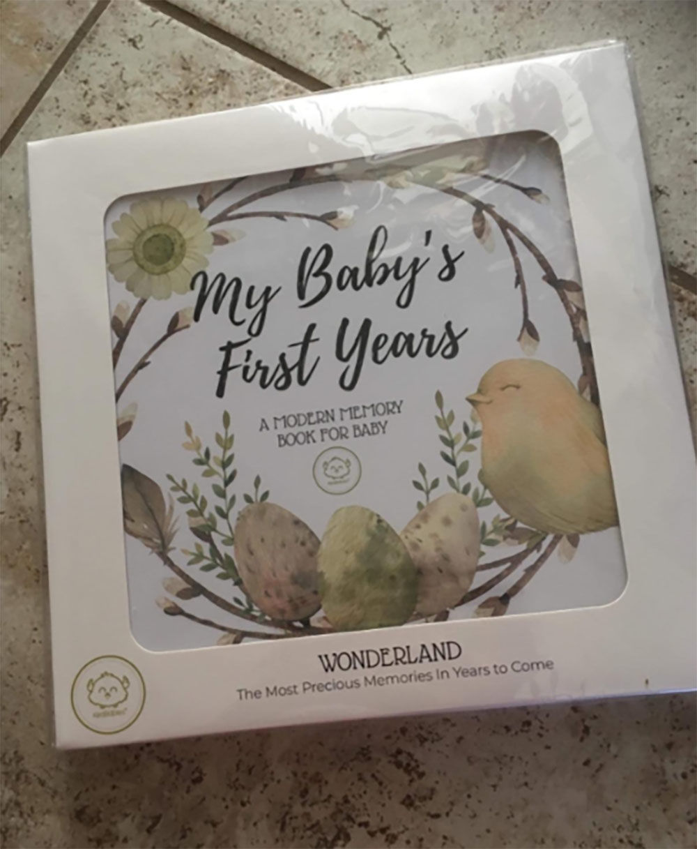 Customer photo review of Baby First Years Memory Book