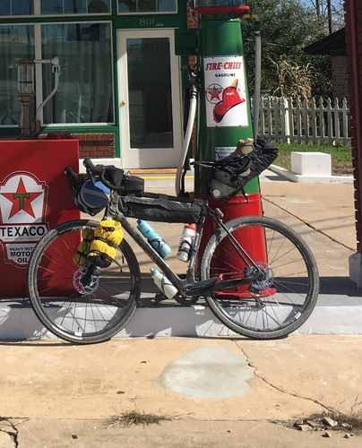Customer photo review of Lenroot Handlebar Bag And Seat Bag Set