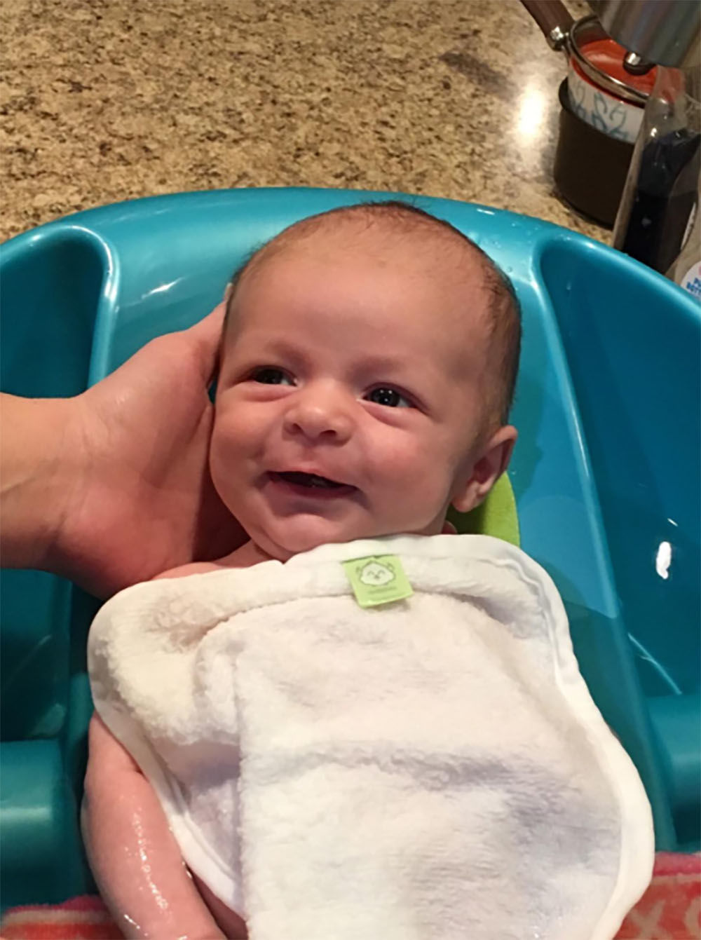 Customer photo review of DELUXE Baby Bamboo Washcloths