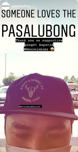Customer photo review of Bison 5 panel Hat