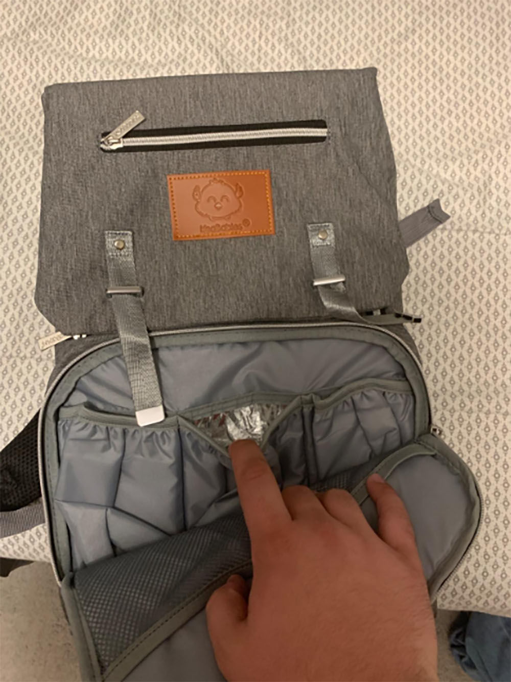 Customer photo review of Explorer Diaper Backpack (40% Off NOW!)