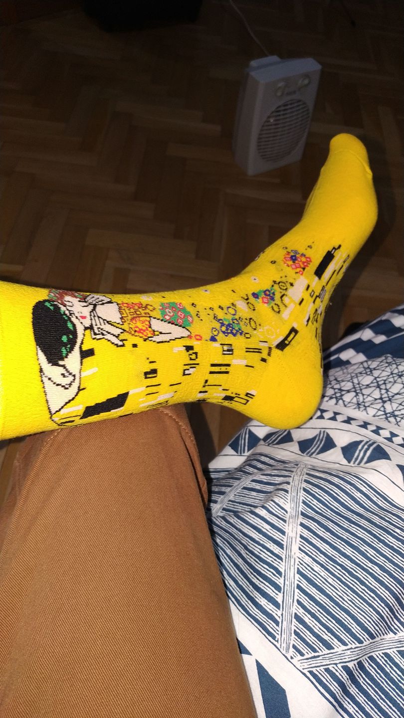 Customer photo review of Famous paintings socks