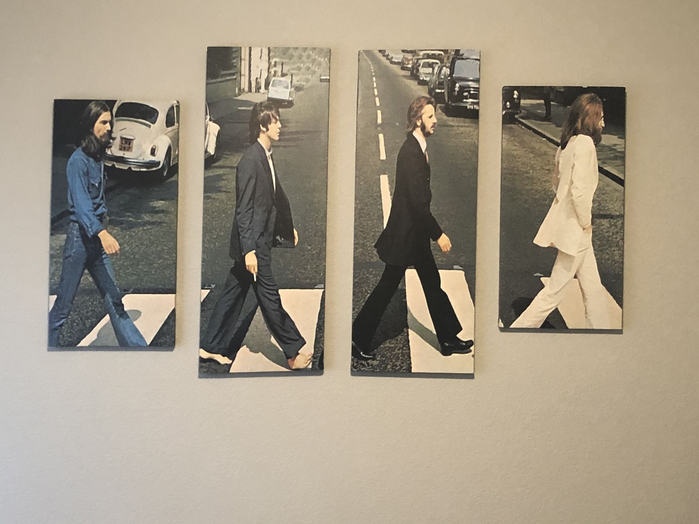 Customer photo review of Abbey Road Wall Art
