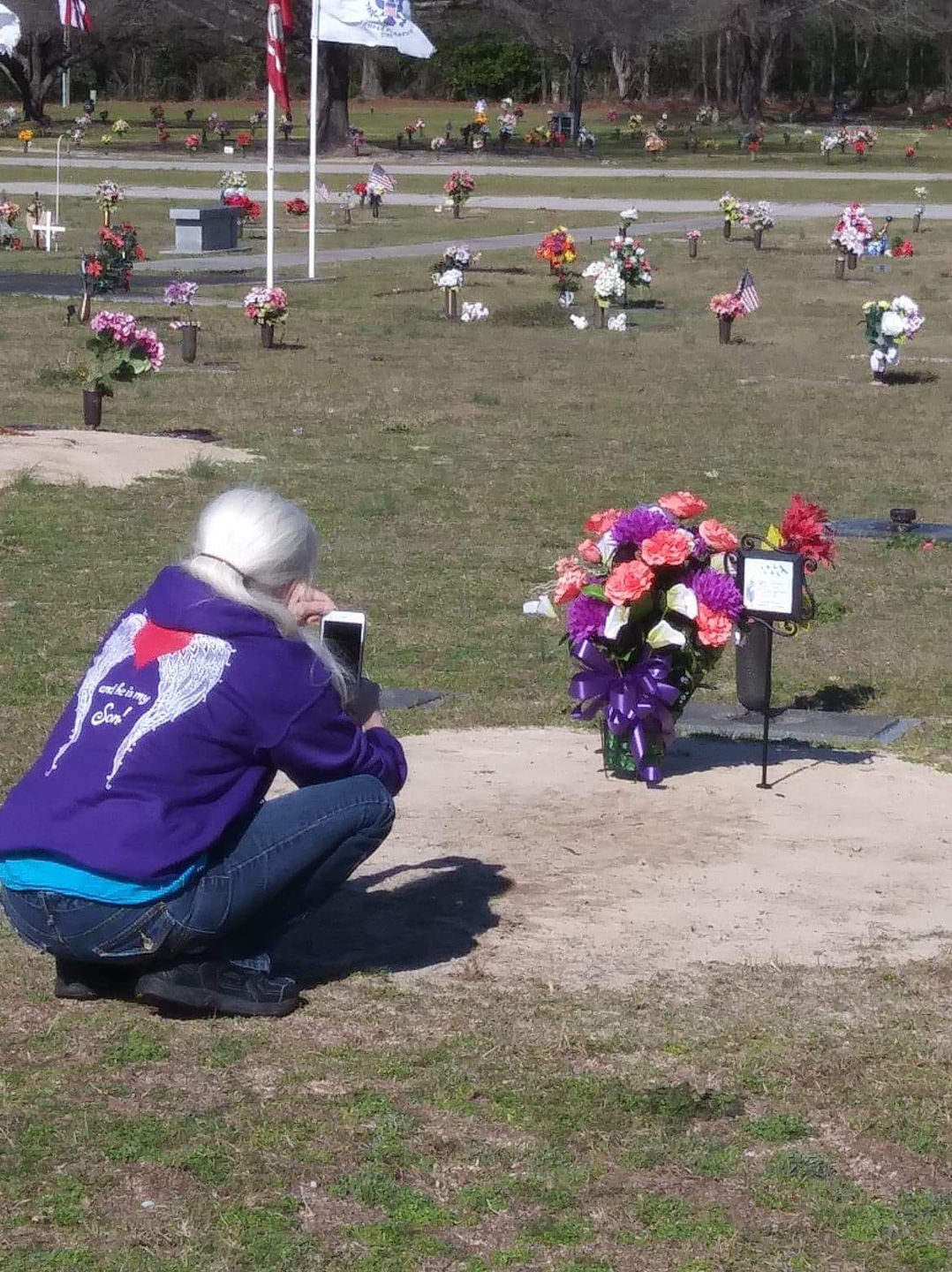 Customer photo review of Son - A Big Piece of my Heart Hoodie