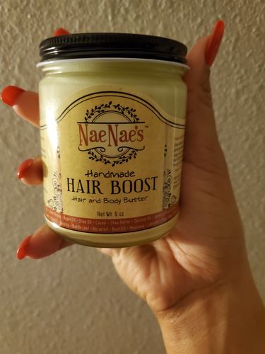 Customer photo review of Nae Nae's 9oz Hair Boost Special
