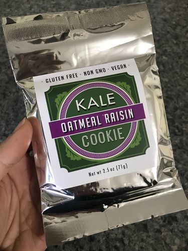 Customer photo review of Kale Cookies - Oatmeal Raisin