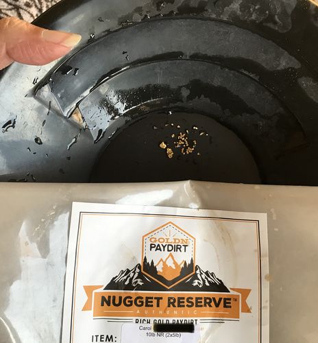 Customer photo review of 5 Lb. NUGGET RESERVE™ Gold Paydirt Unsearched BOGO