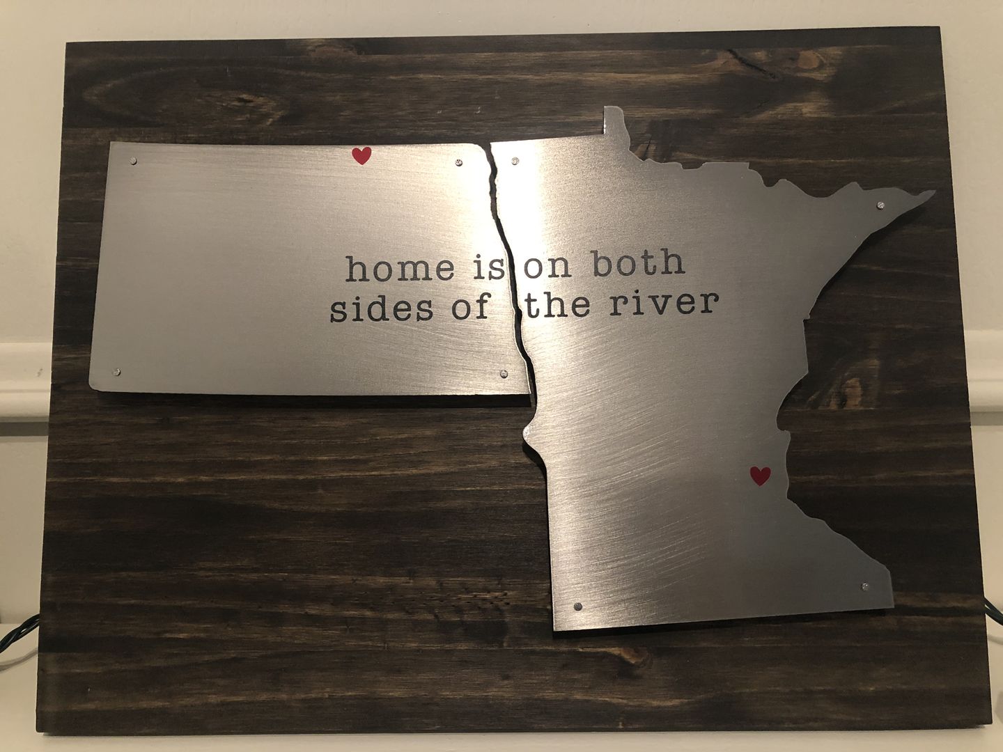 Customer photo review of Minnesota/North Dakota Both sides of the river