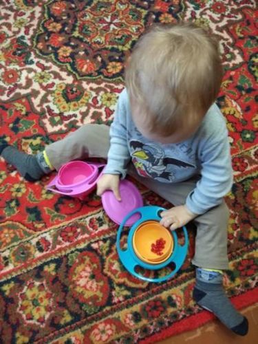 Customer photo review of Kidool™ | Bol magique anti-renversement