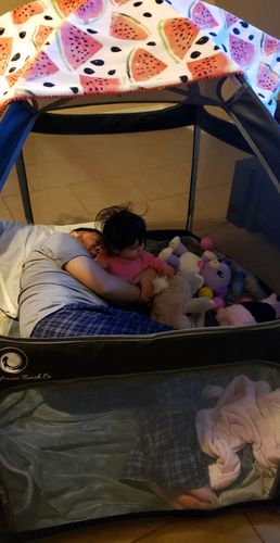Customer photo review of Pop N' Go® Playpen