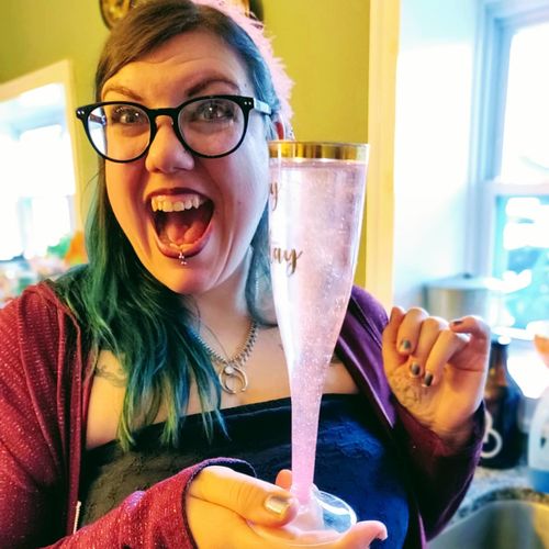 Customer photo review of TOURMALINE PINK PRISM POWDER®