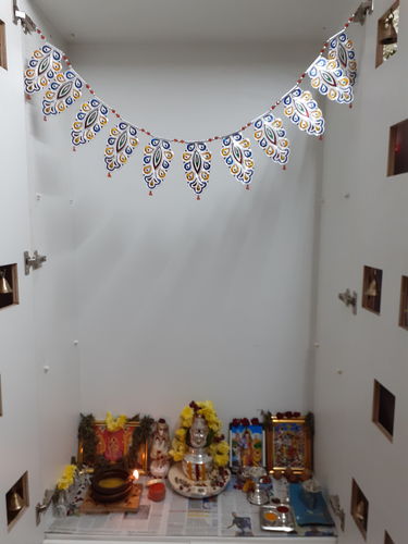 Customer photo review of Pooja Door Toranam