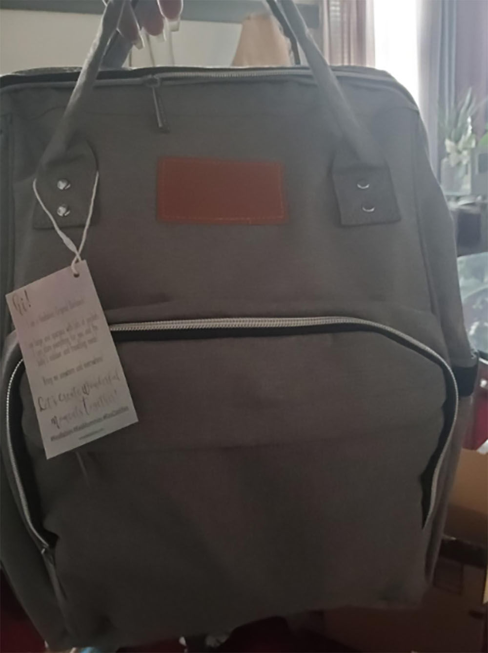Customer photo review of Original Diaper Backpack