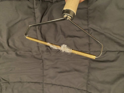 Customer photo review of Lint and Pet Hair Remover Brush
