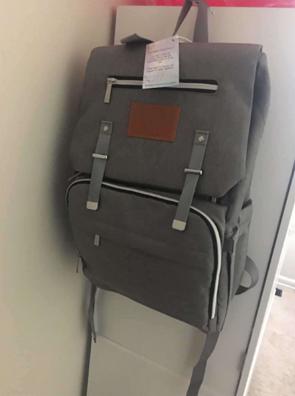 Customer photo review of Explorer Diaper Backpack (40% Off NOW!)