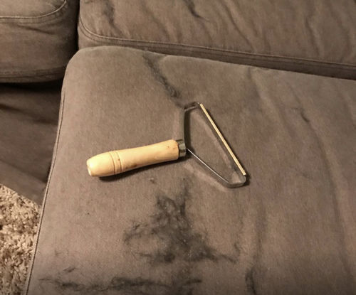 Customer photo review of Lint and Pet Hair Remover Brush