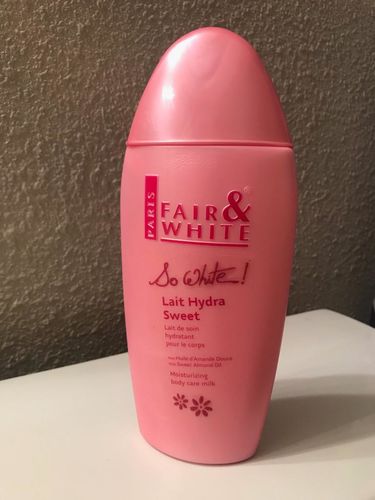 Customer photo review of Fair and White So White Hydra Sweet Moisturizing Body Lotion with Sweet Almond Oil 500ml/ 16.90 fl oz