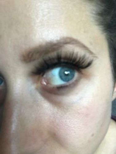 Customer photo review of Luxus Magnetic Lashes