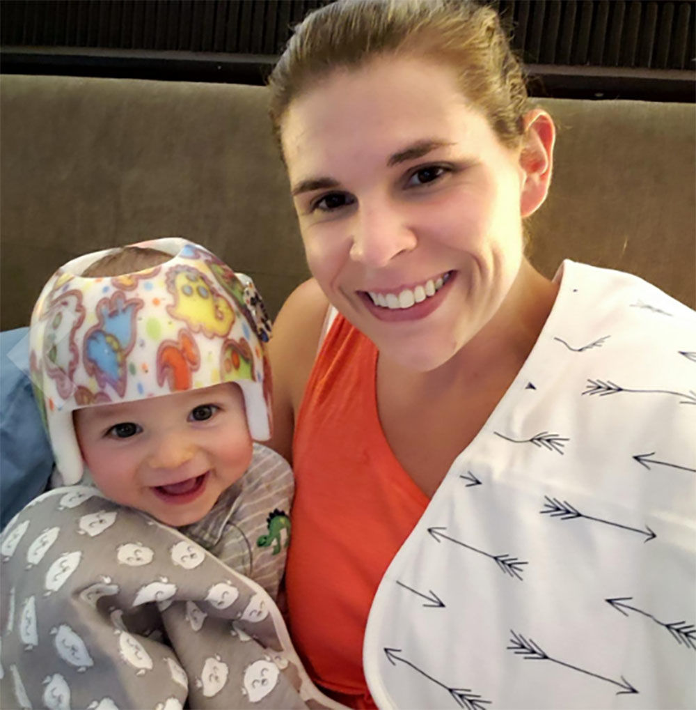 Customer photo review of Organic Baby Burp Cloths