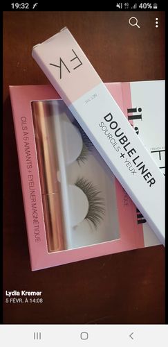 Customer photo review of CILS MAGNÉTIQUES EYELINER FK: LE KIT ESSENTIEL