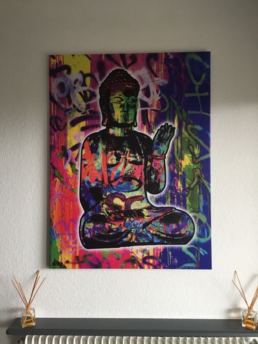 Customer photo review of Tableau Buddha Street Color Face