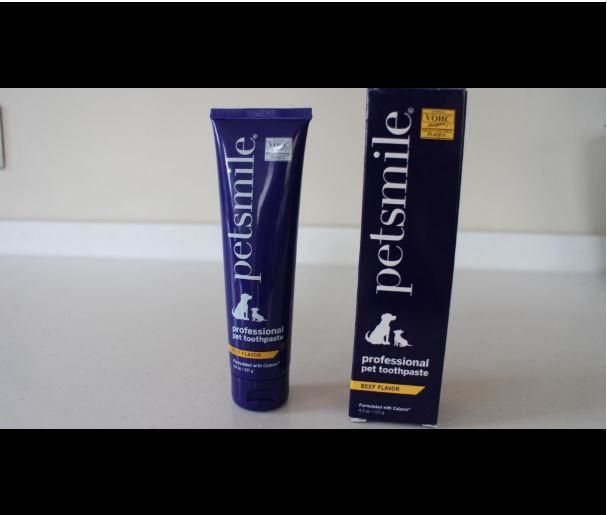 Customer photo review of Petsmile Professional Pet ToothPaste