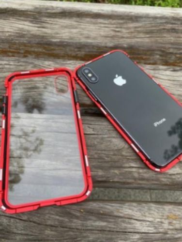 Customer photo review of Magnetic Shockproof iPhone Glass Case