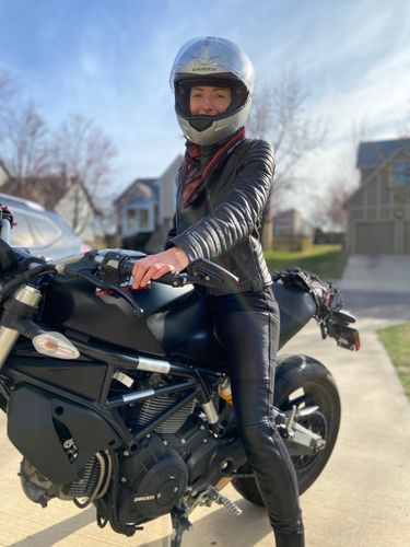 Customer photo review of Shred Moto Jeans 2.0