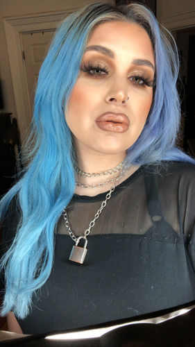 Customer photo review of Tape in Hair Extensions 100% Remy Human Hair 40 Pieces 100 Grams (#60)