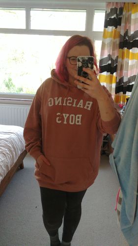 Customer photo review of Raising Boys Hoodie 00 (MRK X)