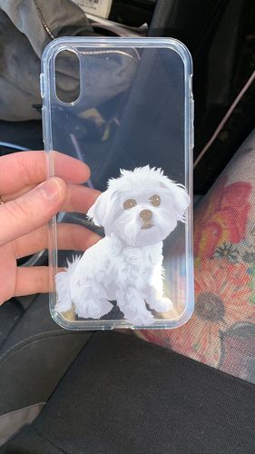 Customer photo review of Custom Pet Phone Case