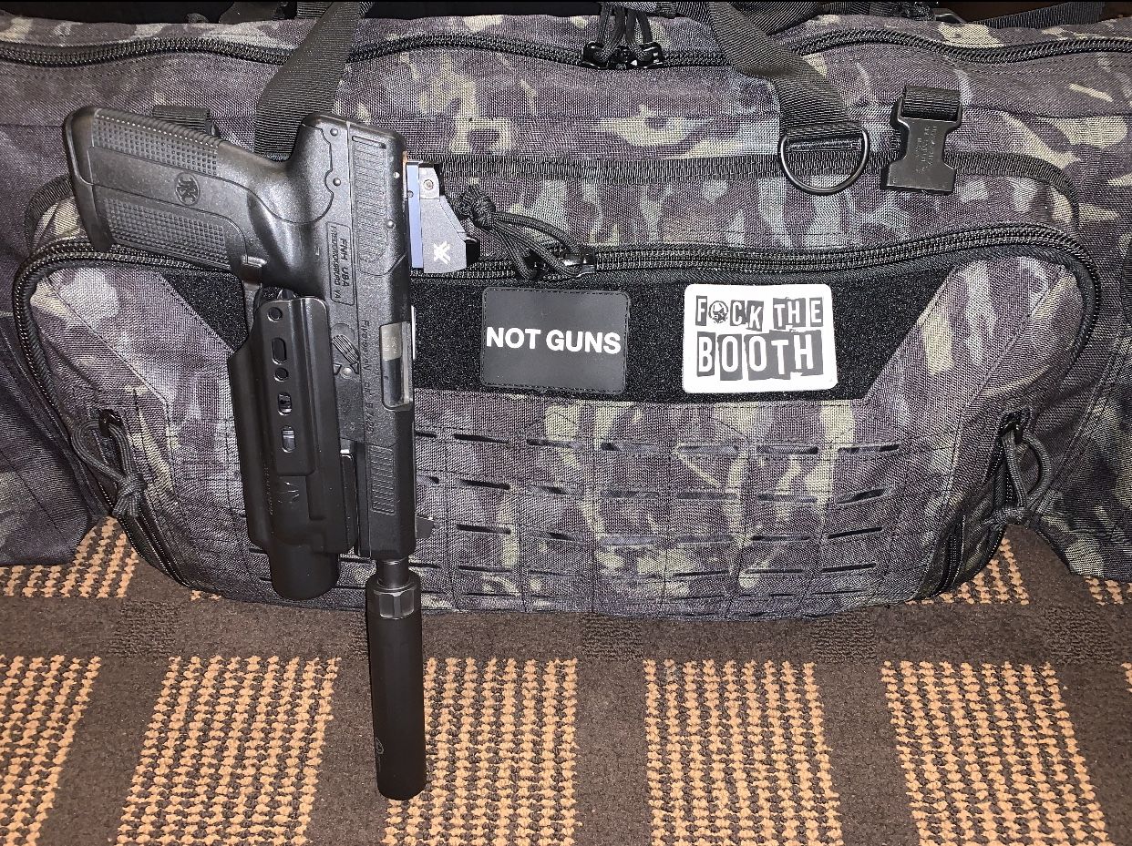 Customer photo review of NOT GUNS Morale Patch