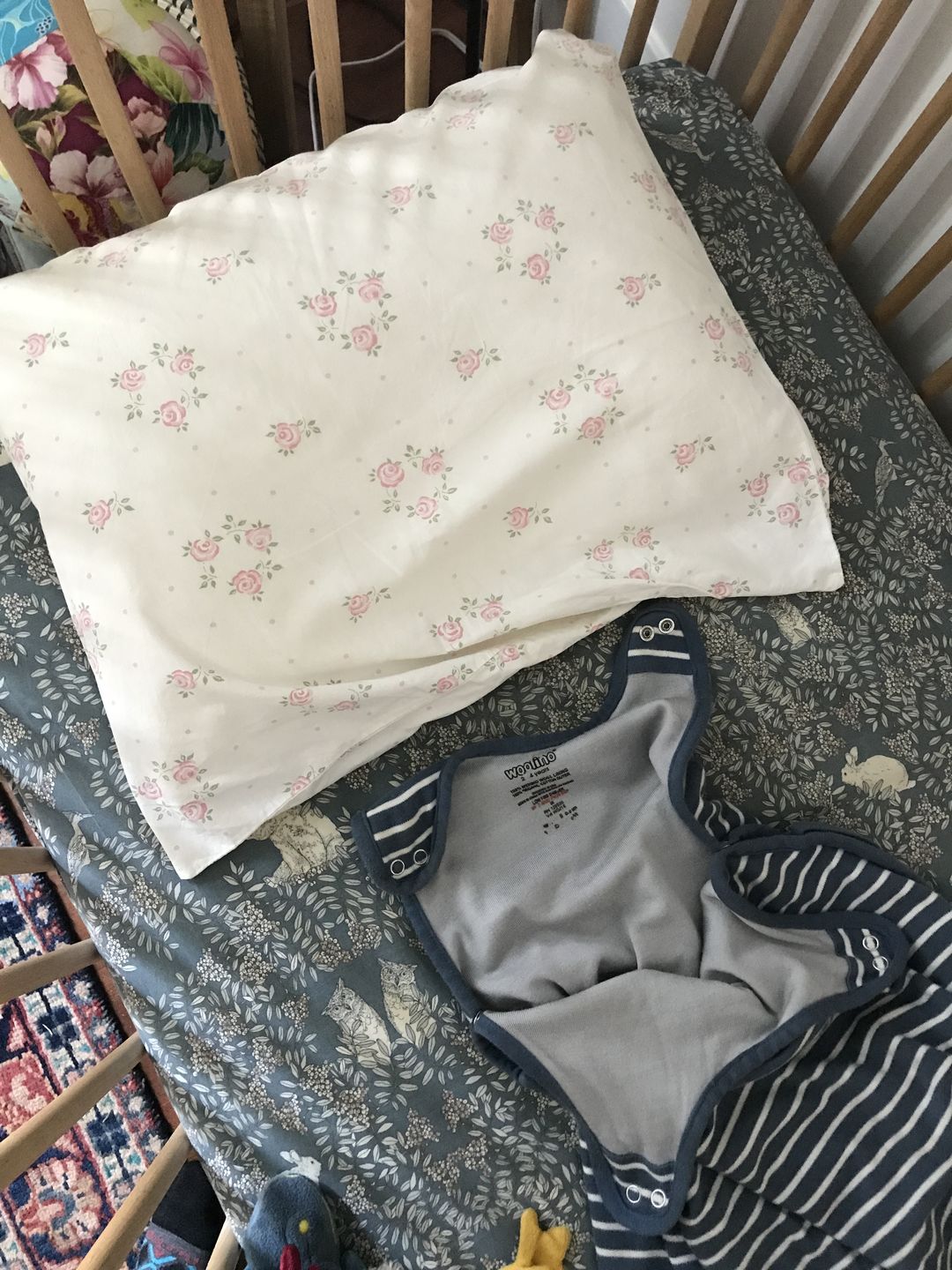 Customer photo review of Wool Pillow, Toddler and Kids, Size: 14"x19"