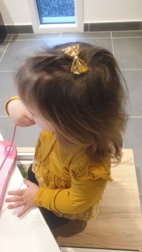 Customer photo review of Barrette Liberty "Capel Moutarde"
