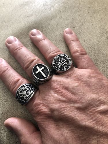 Customer photo review of ST  MICHAELS RING